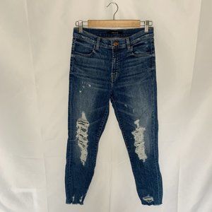 J Brand Alana High Rise Crop Size 28